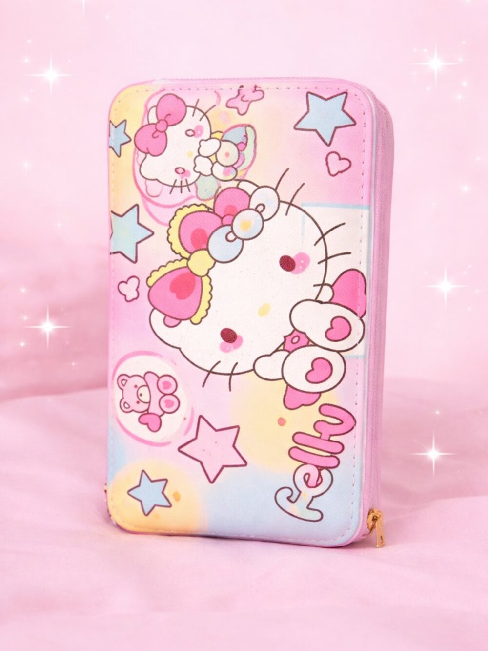 Hello Kitty Pastel Wallet | Cute Kawaii Character Zip Around Wallet NWT